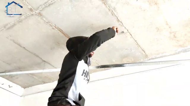 PVC Gypsum T Grid Ceiling installation || Grid T सीलिंग करने का सबसे आसान तरीका || Grid T Ceiling смотреть онлайн