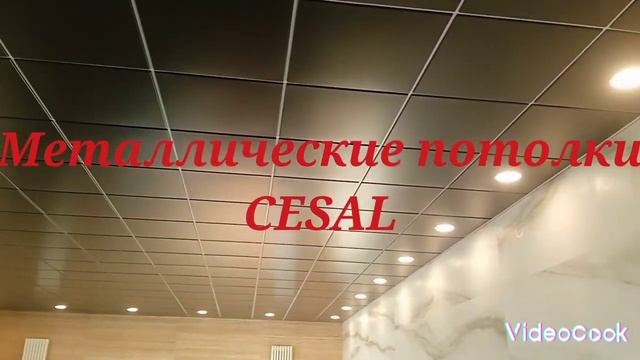 Металлические потолки CESAL смотреть онлайн