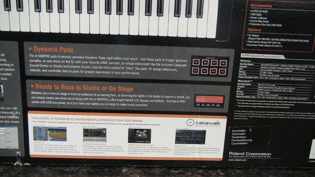 A-500 PRO 49 key midi controller Demo смотреть онлайн