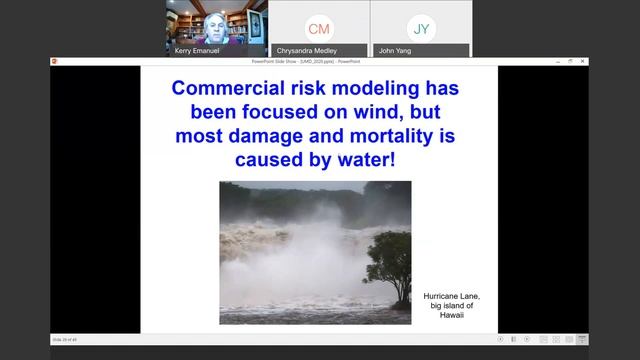 Dr. Kerry Emanuel | Using Physics to Estimate Current and Future Flood Risk смотреть онлайн