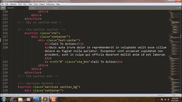 How To Make a Website Using HTML CSS and Bootstrap Step By Step Website Tutorial - Part 13 смотреть онлайн