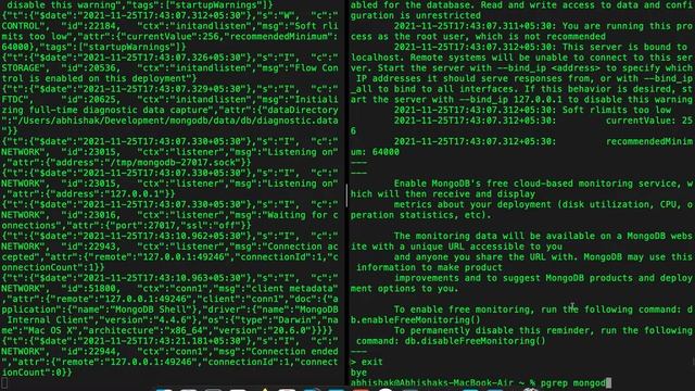 Correct way to shutdown mongoDB server on macOS| Hindi смотреть онлайн