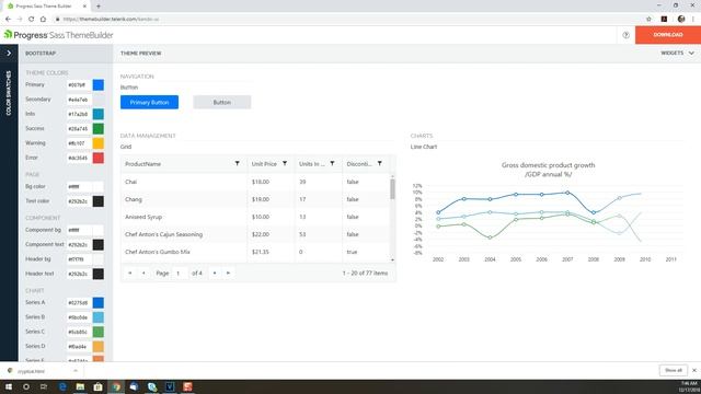 Using the Progress Sass ThemeBuilder with Your Kendo UI App смотреть онлайн