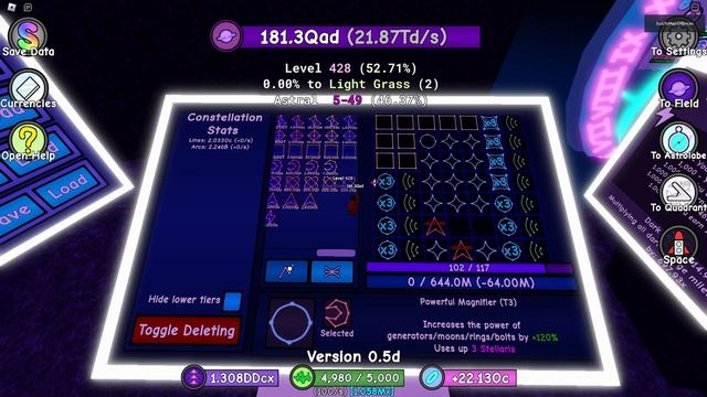 The BEST Constellation Layouts - Grass Cutting Incremental ROBLOX смотреть онлайн