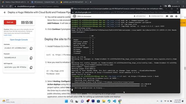 Deploy a Hugo Website with Cloud Build and Firebase Pipeline #GSP747 || #qwiklabs смотреть онлайн