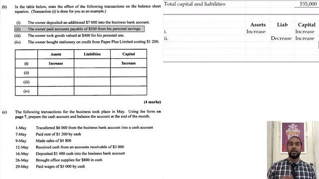 PoA - Jan 2018 P2 Q1 - Solutions | Balance Sheet (Liquidity), Effect of Transactions & Cash a/c смотреть онлайн