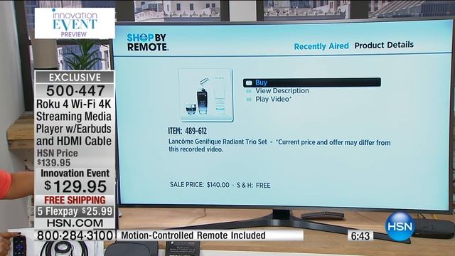 Roku 4 WiFi 4K Streaming Media Player with HDMI Cable смотреть онлайн