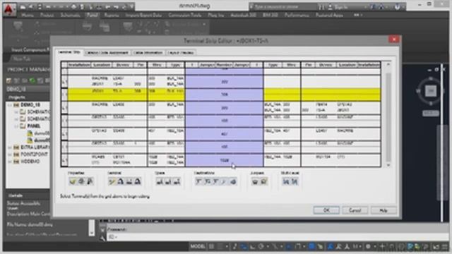 AutoCAD Electrical 13 Terminals смотреть онлайн