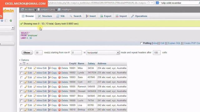 Excel Macro : Upload Data to Database on CPANEL смотреть онлайн