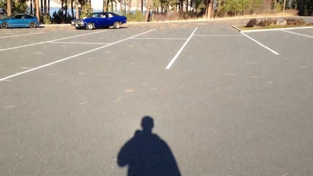 1971 Nova Supercharged 350! Burnouts, donuts and acceleration смотреть онлайн