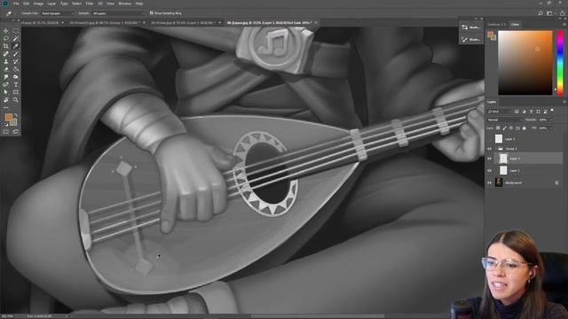 Онлайн разбор 2D-арта в казуальном стиле, вместе с Владой Репиной смотреть онлайн