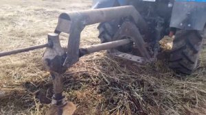 Самодельный ямобур для трактора.