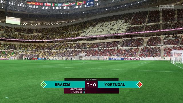 FIFA 23 | Brazil vs Portugal - World Cup Qatar 2022 Final | PC Gameplay | Full Match with All Goals смотреть онлайн