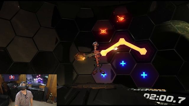 Racket NX Virtual Reality quick review. It's like being in a giant VR pinball game. So cool!! смотреть онлайн