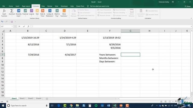 How to Use Complex Time and Date Functions in Excel 2019 (Microsoft Excel Tutorial) смотреть онлайн