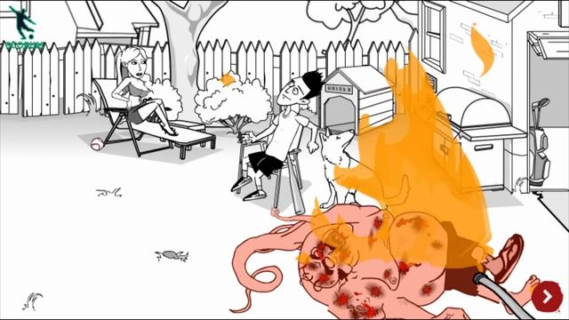 Whack Your Zombie Neighbour Game Walkthrough смотреть онлайн