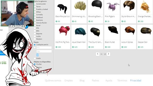 Creamos el PERFIL de JEFF THE KILLER en ROBLOX !! | Rovi23 Roblox смотреть онлайн