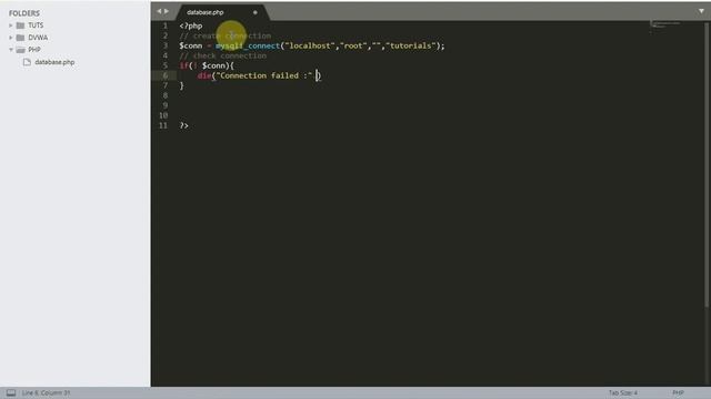 How To Connect to a MySQL database in PHP - PHP Tutorial смотреть онлайн