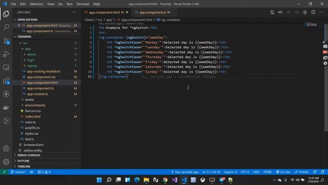 ngSwitch in Angular | Directives in Angular | Angular 12 for beginner | Let's Program смотреть онлайн