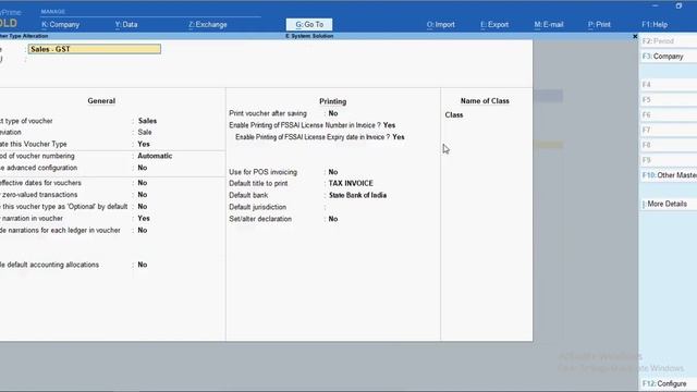 Tally Add On : Print FSSAI License Number & Expiry Date in TallyPrime software. смотреть онлайн