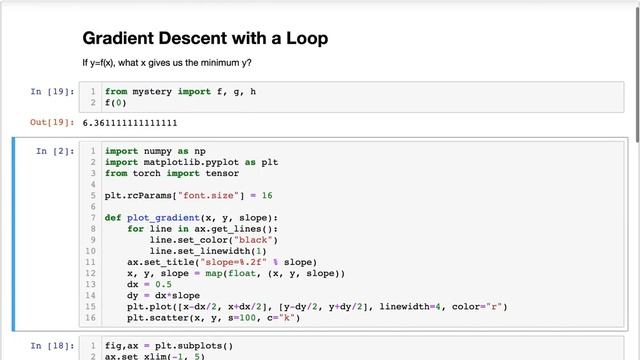 CS 320 Apr 20 (Part 3) - Gradient Descent with a Loop смотреть онлайн