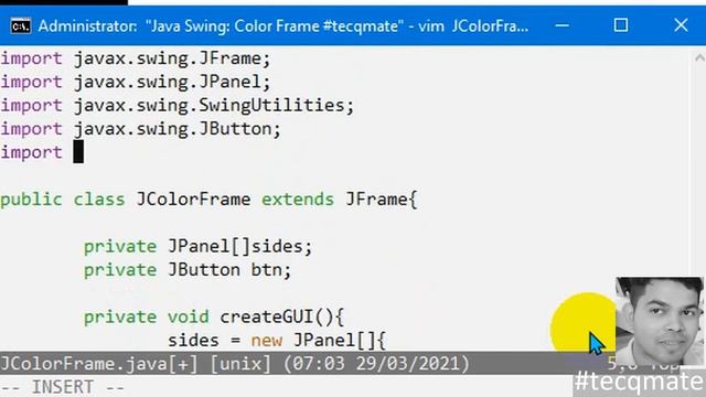 ⚡ Java Swing ? Color Frame With Button Click #tecqmate смотреть онлайн