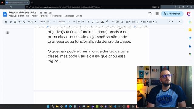 Responsabilidade Única no PHP | parte 01 смотреть онлайн