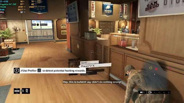 Watch dogs | High | 768P | R7 265 + i3 4150 смотреть онлайн