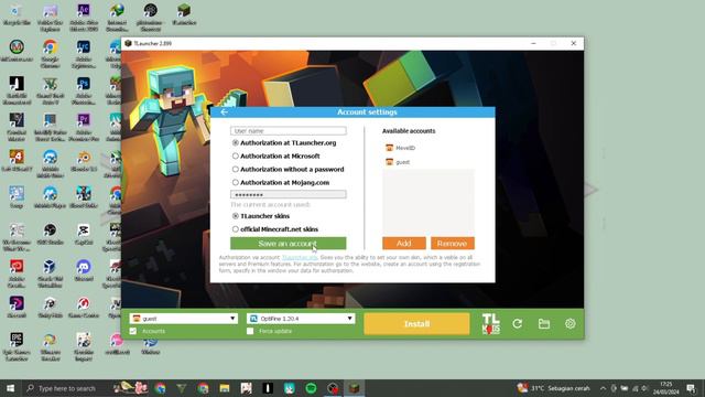 Quick tutorial | How to play Minecraft Java Edition with Tlauncher | 2024 pc version смотреть онлайн