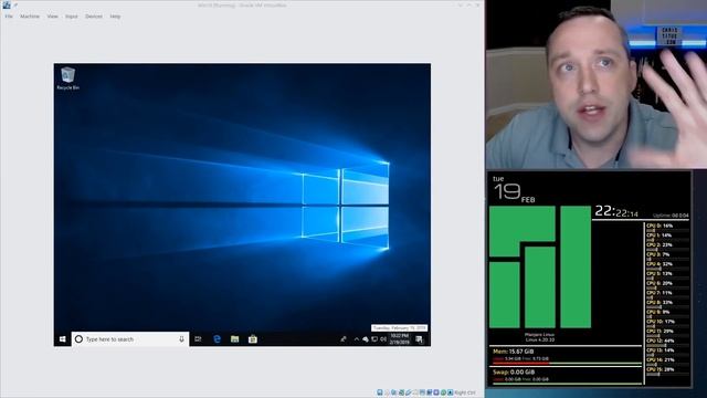 How to Install Windows 10 on Virtualbox in Linux смотреть онлайн