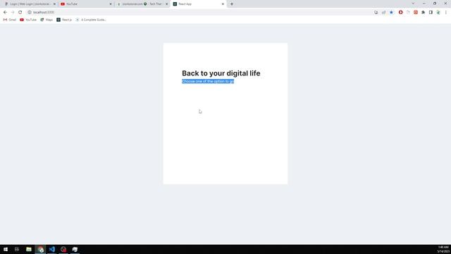 Create Minimal Modern Login form with React JS code Tutorial | Free Source Code ???( Hindi ) смотреть онлайн