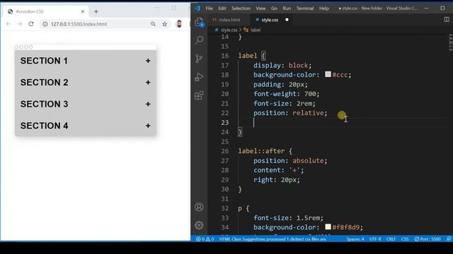How To Design Accordion Only Using #HTML and #CSS. Without javaScript. смотреть онлайн