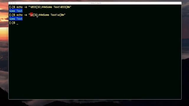 Colour Bash Script Output смотреть онлайн