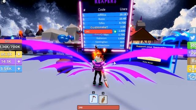?Симулятор жнеца 2 Роблокс + КОДЫ НА ПОЛУЧЕНИЕ ДУШ И ПИТОМЦА? Reaper Simulator 2 Roblox + CODES? смотреть онлайн