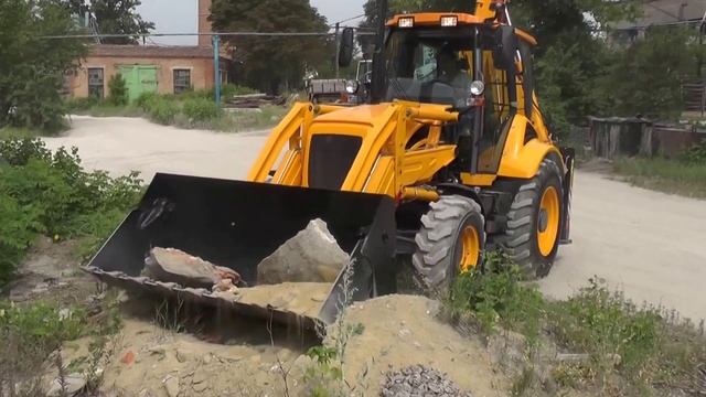 Экскаватор погрузчик ELEX 81A смотреть онлайн