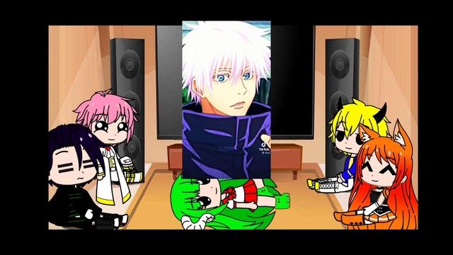 welcome to demon school react to iruma as gojo saturo смотреть онлайн