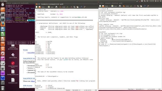 Scalapack (download and setup) смотреть онлайн