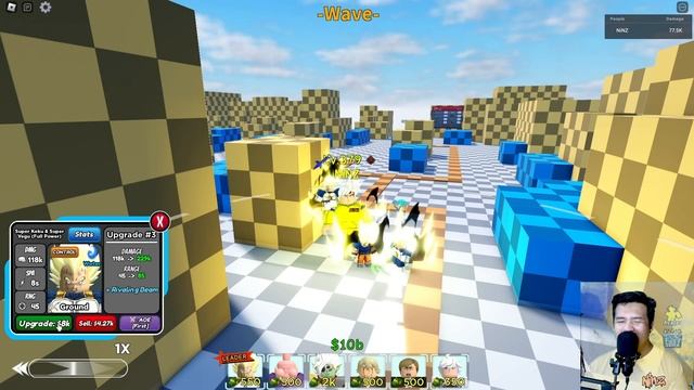 LVL 175 SUPER KOKU AND SUPER VEGU (FULL POWER) 6⭐UNIT (STAR PASS) SHOWCASE - ALL STAR TOWER DEFENSE смотреть онлайн