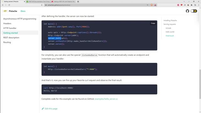 Adding a REST API with Pistache смотреть онлайн