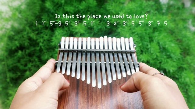 Somewhere Only We Know - Keane (Kalimba Cover with Tabs) oh simple thing where have you gone? смотреть онлайн