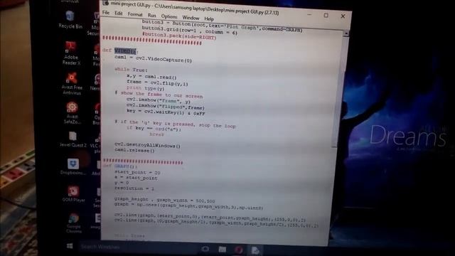 Camera Feed & Plotting Graph using Tkinter and Opencv with code Python 2.7 смотреть онлайн
