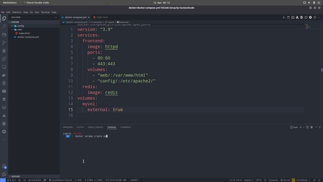 Docker Tutorial #07 Volumes im Docker-Compose [Full-HD] [Deutsch/German] смотреть онлайн