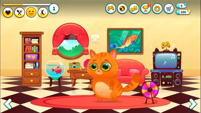 Котёнок БУБУ - Мультик про котят - Мой Виртуальный Котик - Bubbu My Virtual Pet игра для детей смотреть онлайн