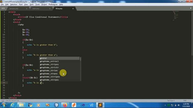 PHP - If else and Nested if else Statement - Switch Case | PHP Tutorial in Tamil | Learn PHP Easy смотреть онлайн