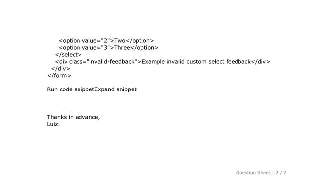 CSS : Remove Bootstrap's validation icons смотреть онлайн