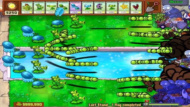 Best strategy Plants vs Zombies | Reduce the Fighting Power of Water-melon vs Catapult Zombie Puzzl смотреть онлайн