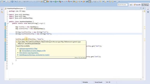 What is WeakHashMap in java ?? Explained with Demo. смотреть онлайн