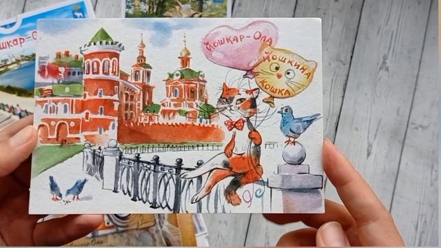 Йошкин кот, йошкина кошка и сувенирные открытки из Йошкар-Олы смотреть онлайн
