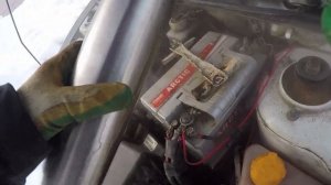 #Лайфхак #как завести #автомобиль #в мороз #если сел аккумулятор