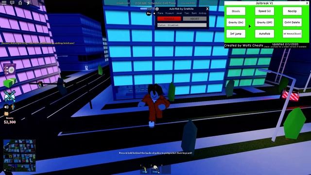 NEW JAILBREAK GUI!! (FEB 2020) (ROBLOX) Noclip, autorob, fly, gravity, speed... смотреть онлайн